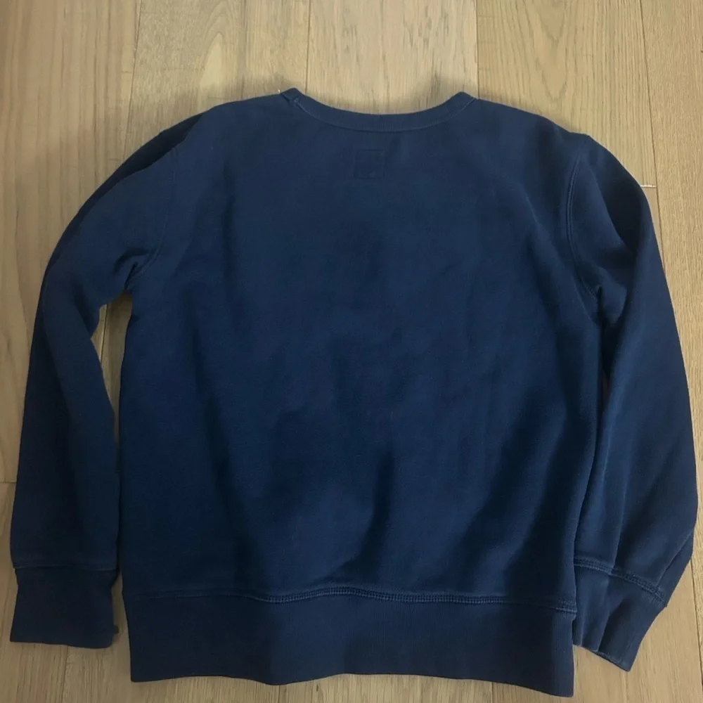 GAP Kids Navy Blue Logo Crewneck Sweatshirt